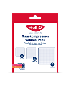 HeltiQ Gaaskompressen volume pack