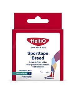 HeltiQ Sporttape Breed 3,75 cm x 10 m