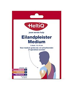 HeltiQ Eilandpleister Medium 8 x 10 cm 5 st.