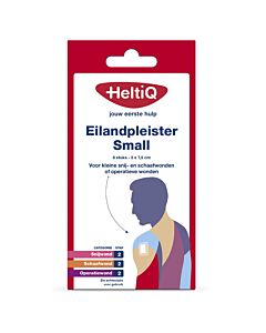 HeltiQ Eilandpleister Small 7,5 x 5 cm 8 st.