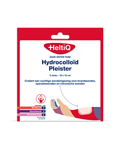 HeltiQ Hydrocolloïd Pleister 10 x 10 cm