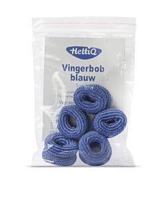 HeltiQ Vingerbob blauw 1 zakje 5 st.